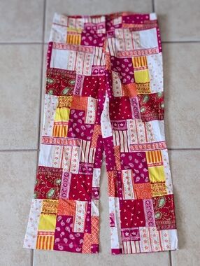 BCNU Patcheork Capri Pants Size Medium